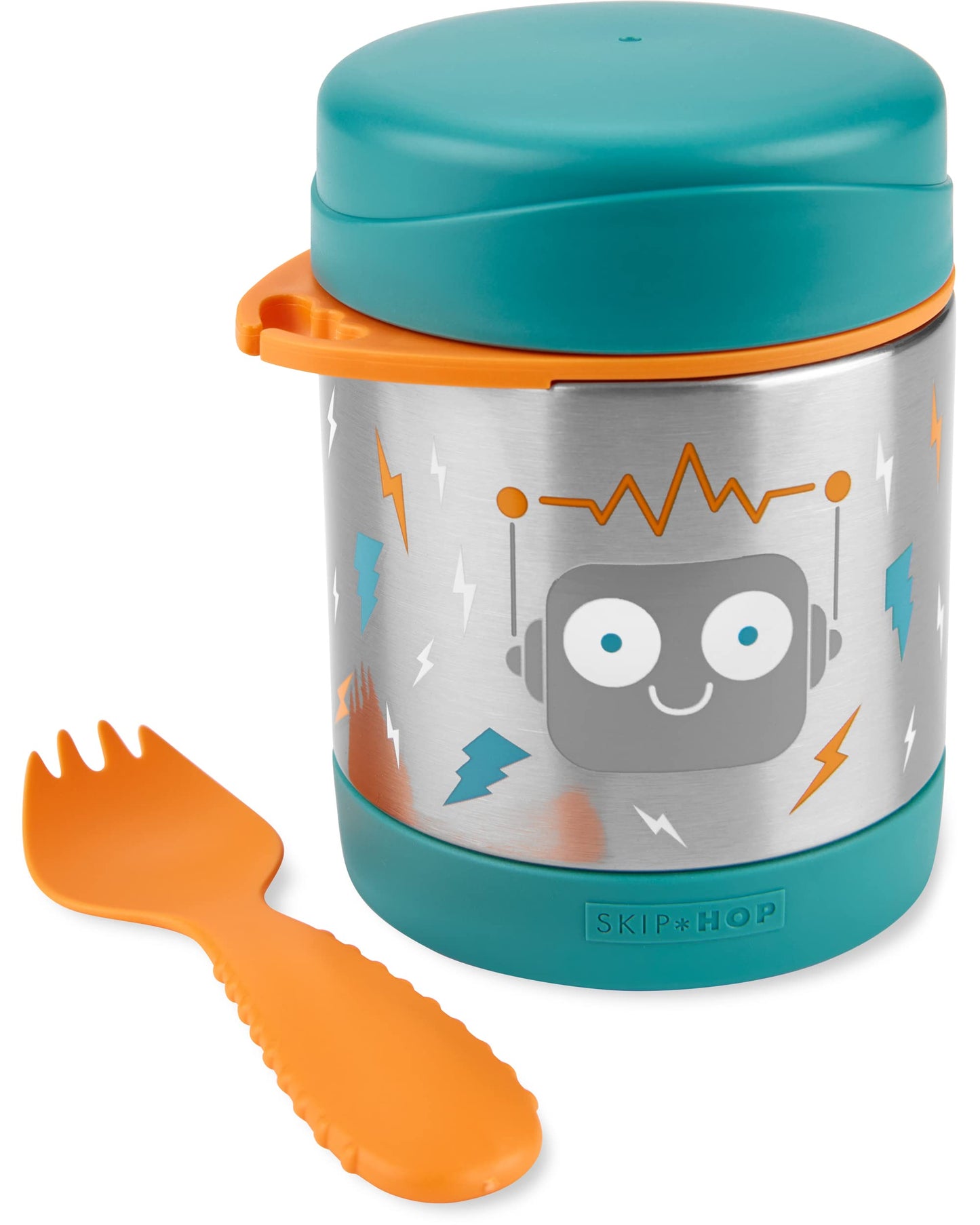 Skip Hop Insulated Baby Food Jar, Sparks, Robot (Discontinued by Manufacturer)