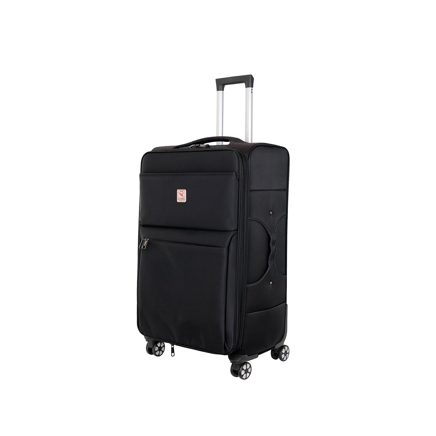 Re-flection Voyager Carry-on Suitcase, Lightweight Vertical Series Travel Soft Luggage Trolley, 4 Spinner Wheels