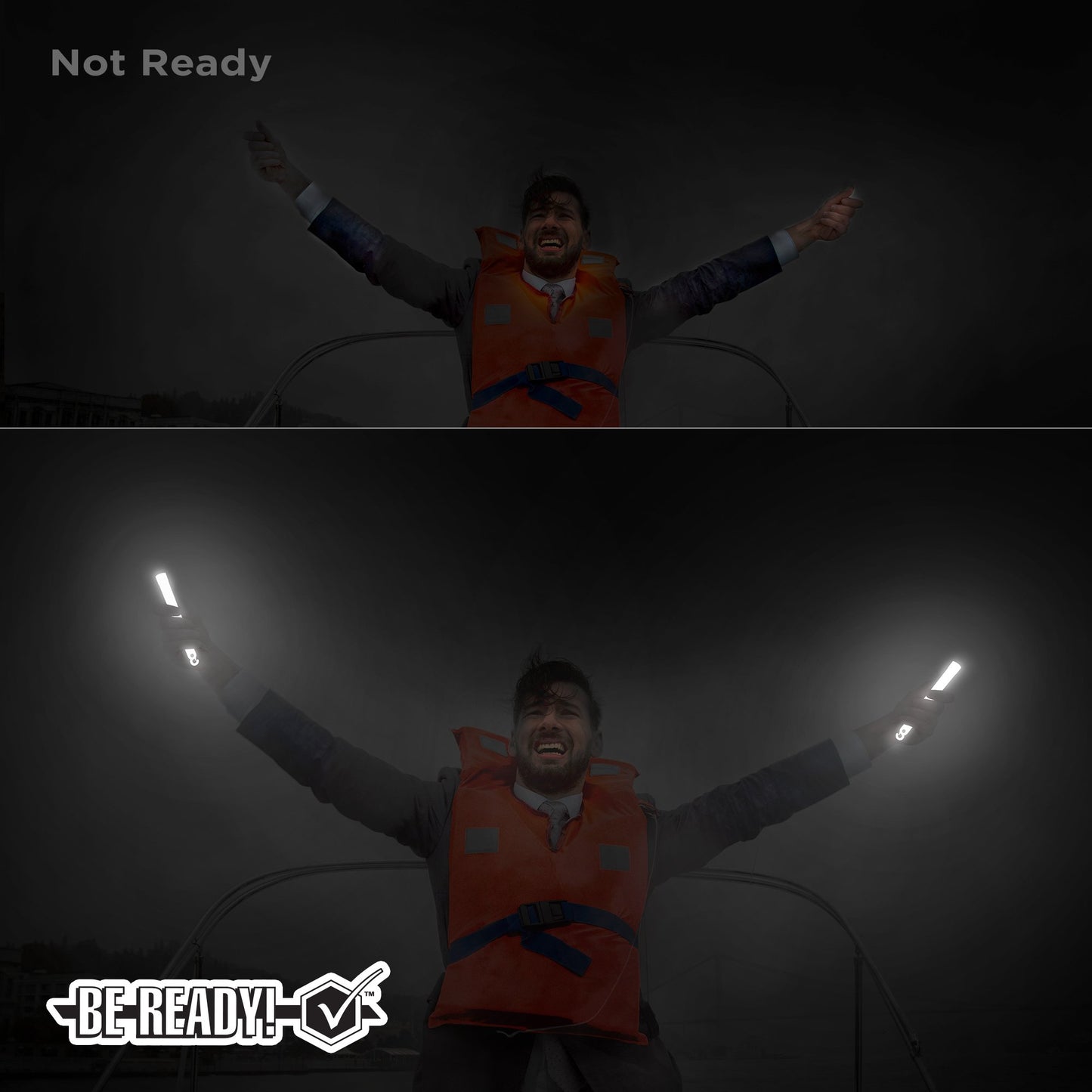 Be Ready - Industrial 12 Hour Illumination Emergency Safety Chemical Light Glow Sticks