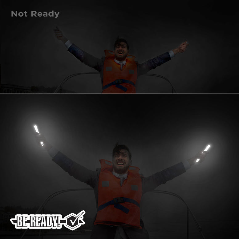 Be Ready - Industrial 12 Hour Illumination Emergency Safety Chemical Light Glow Sticks