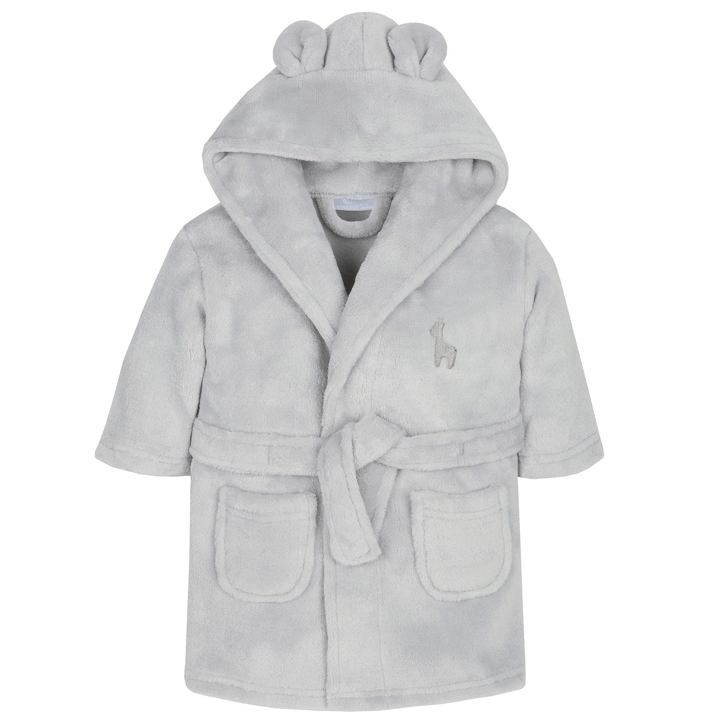 Baby Boy Girl Babies Dressing Gown Robe Plush Fleece Velvet Soft Cosy Warm Gift 3-4Y