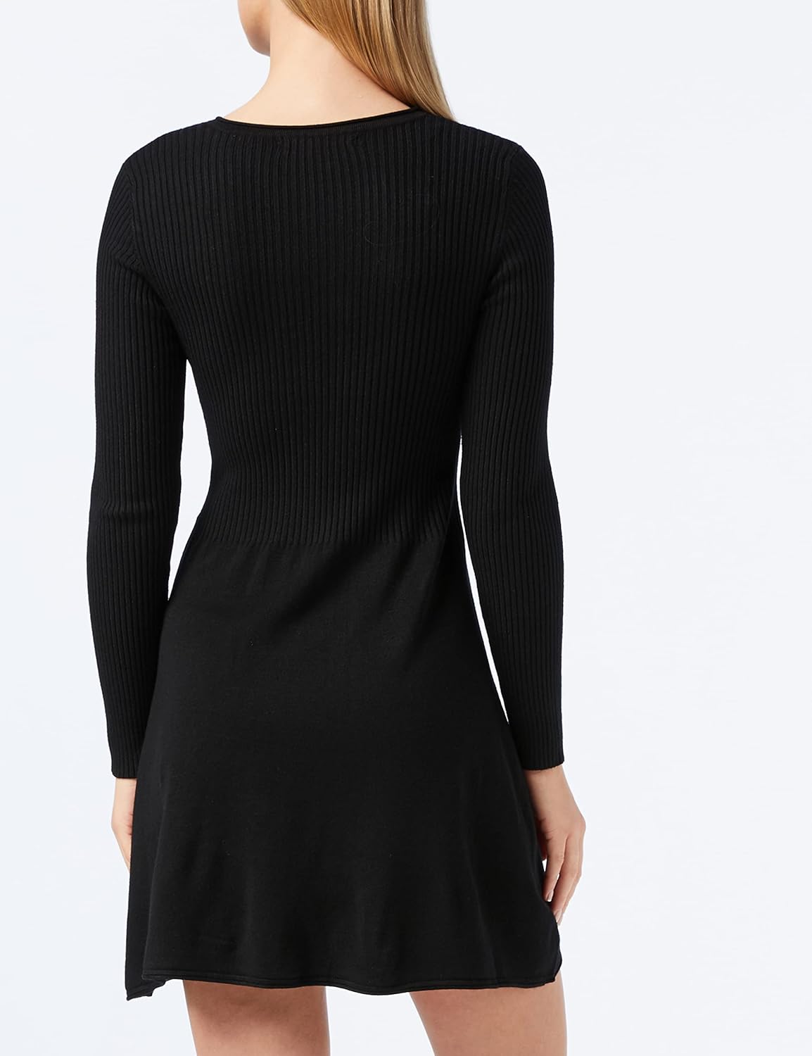 ONLY Women's Onlalma L/S O-Neck Dress KNT Noos