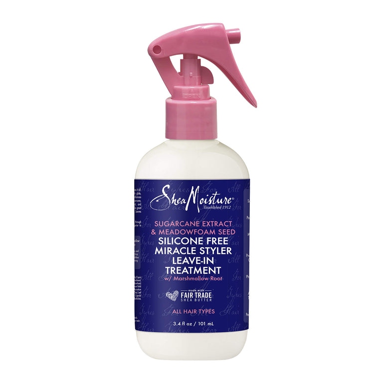 SheaMoisture Silicone Free Miracle Styler Leave-In Treatment Trvl 3.4 Fl Oz Hair Treatment, 3.4 Fluid Ounce
