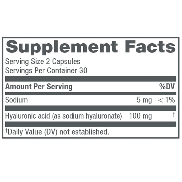 Neocell Hyaluronic Acid 100Mg - 60 Caps