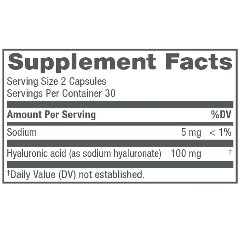 Neocell Hyaluronic Acid 100Mg - 60 Caps