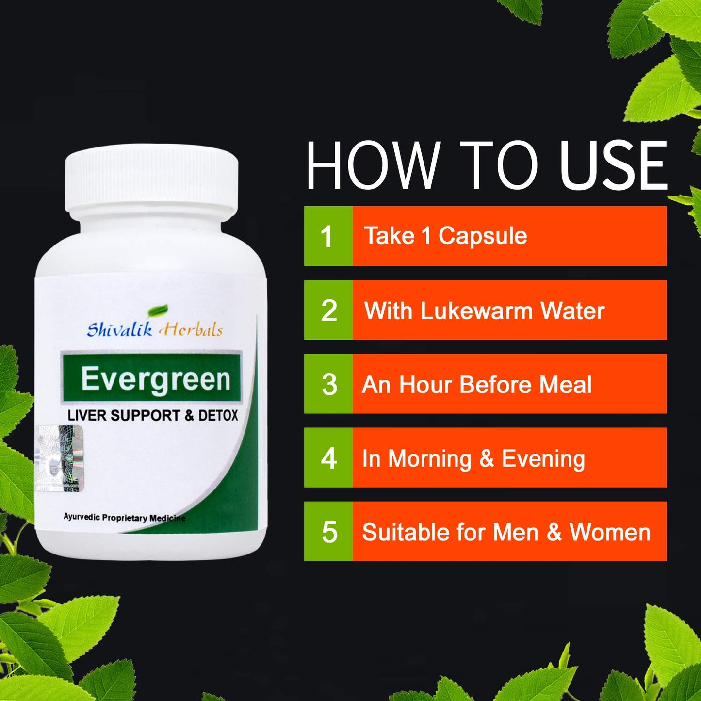 Ever Green Liver Support, Liver Detoxifier & Regulator