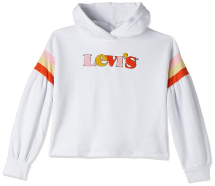 Levi's girls Levi's® Rainbow Trim Cropped Hoodie T-Shirt,4Years