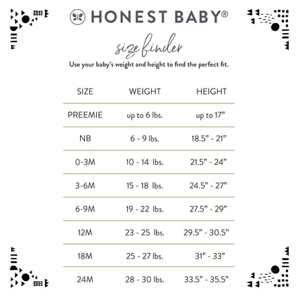 HonestBaby Unisex Baby Organic Cotton Short Sleeve T-Shirt Multi-Packs T-Shirt 0 Months