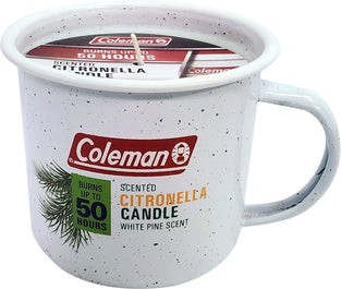 Coleman Tin Mug Outdoor Citronella Candle