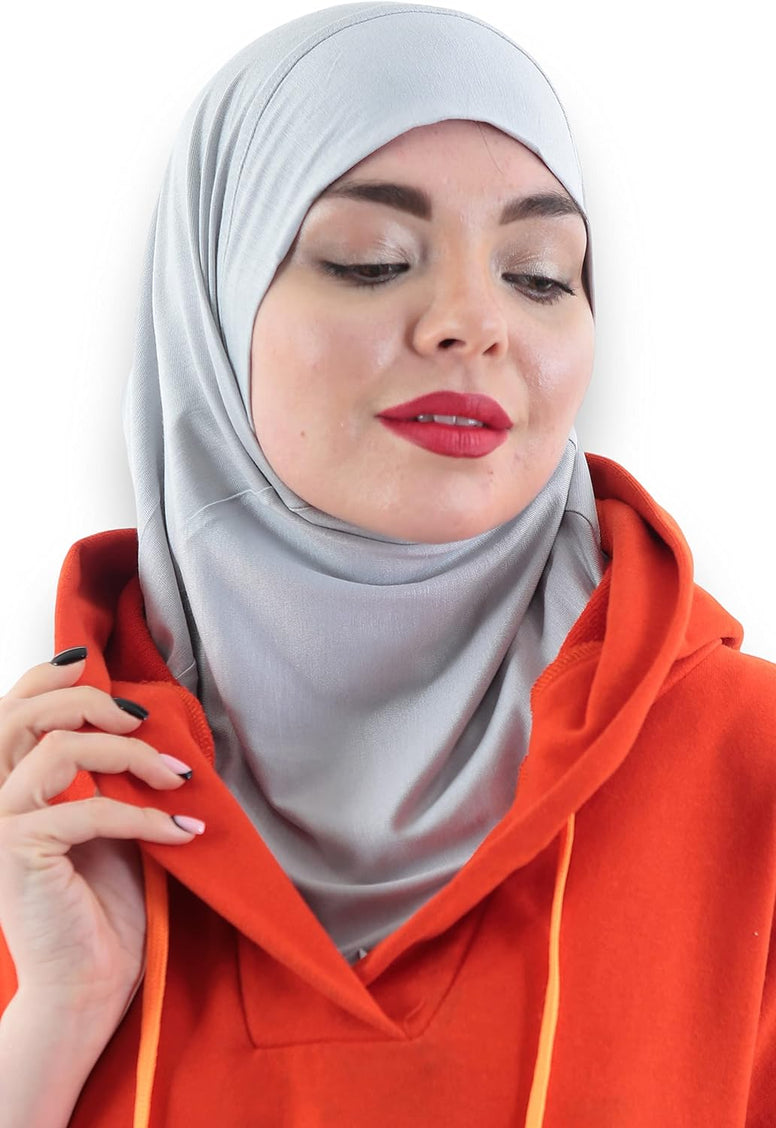 Avanos Easy Wear Soft Hijab for Women, Instant Hijab Long Scarf, Jersey Turbans Prayer Muslim Abayas Dress Clothes Jilbab