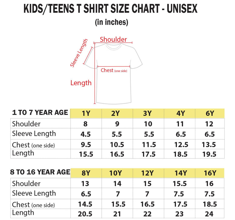 Qamiset Kids Size Blank Round Neck T Shirts 100% Cotton for Children Girls Boys Teens Toddlers Unisex Empty O-Neck T-Shirt Regular Fit Plain Solid Color T Shirt Crew Neck Tees 1Y