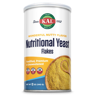 KAL, Nutritional, Yeast Flakes, Unsweetened, 12 oz (340 g)