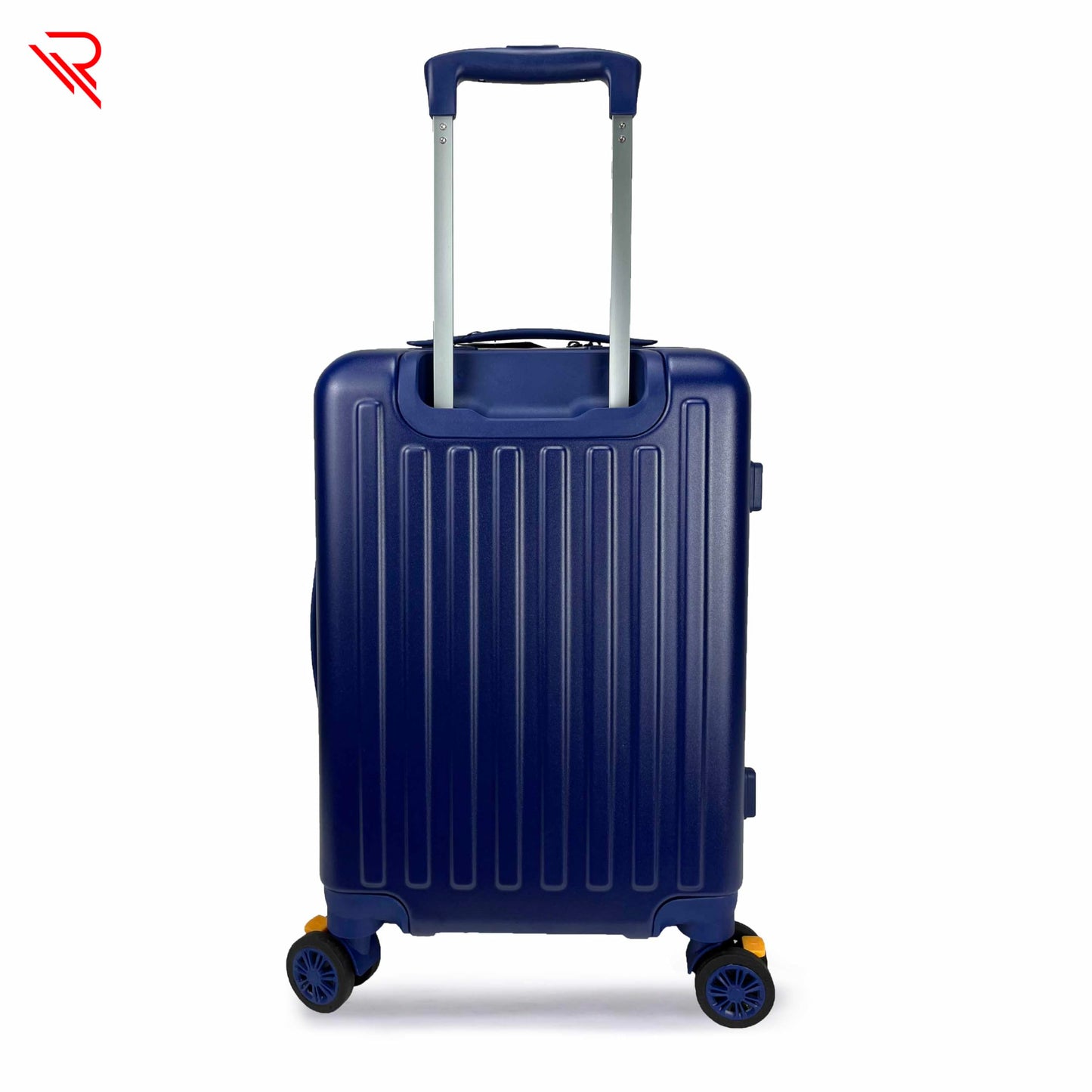 REFLECTION Business Travel 20"Carry On Luggage with Front Open Laptop Compartment|Hardside Suitcase|4 Spinner Wheels|Premium Quality|Professional look(Blue)