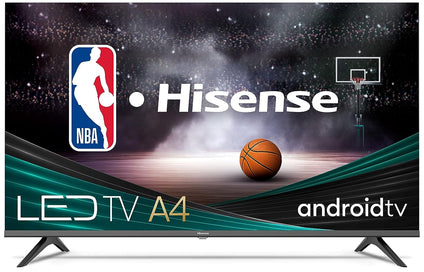 Hisense A4 Series 32-Inch HD Smart Android TV with DTS Virtual X, Game & Sports Modes, Chromecast Built-in, Alexa Compatibility (32A4H, 2022 New Model)