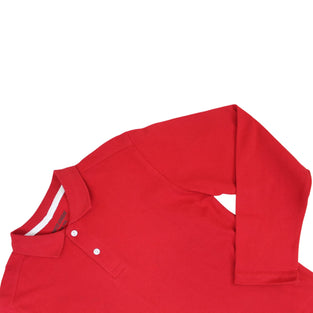 Boy's Full Sleeve Solid Polo Shirt