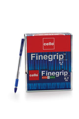 CELLO FINEGRIP BALL PEN 0.7MM DISPLAY OF 50PC BLUE