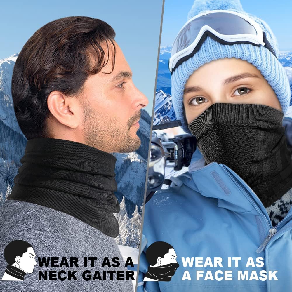 AXBXCX Cold Weather Ski Mask - Neck Gaiter Warmer for Winter Outdoor Sport