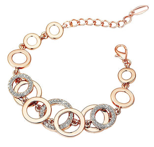 Yellow Chimes Circles Of Love Charm Bracelet for Women