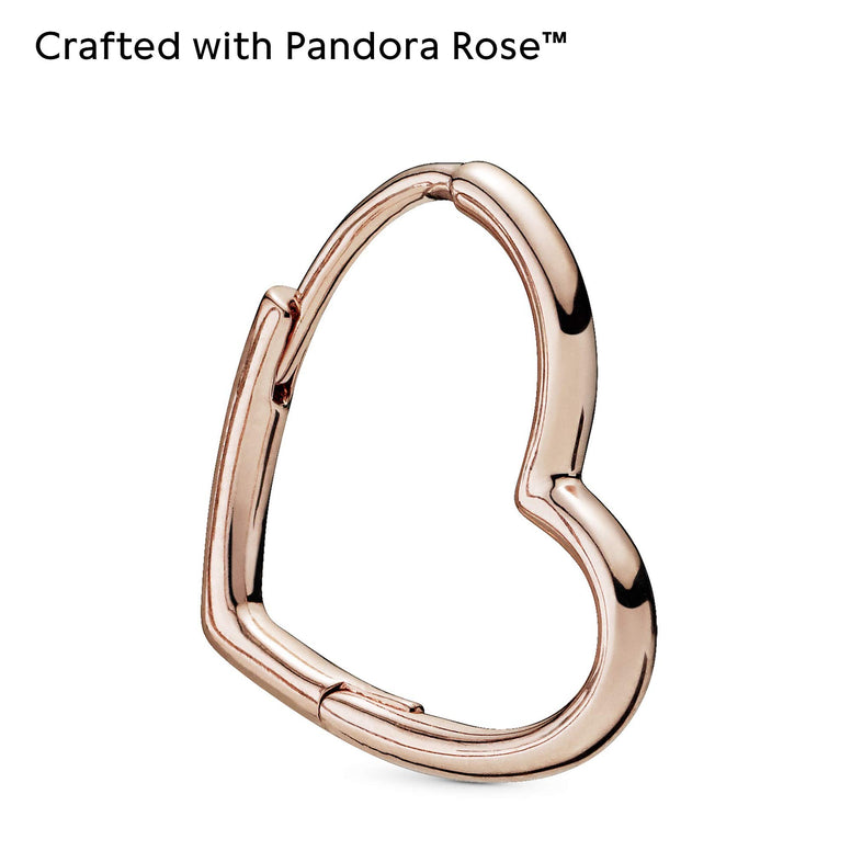 Pandora Moments Women's Sterling Silver Love You Heart Padlock Bracelet Charm