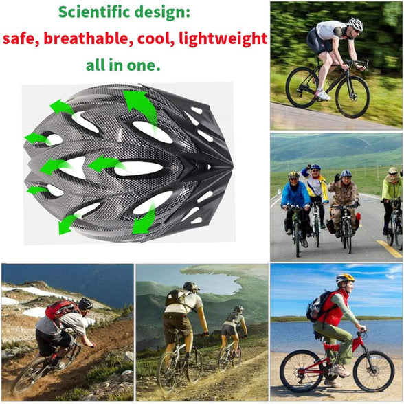 Bike Helmet, Lightweight, Sizes for Adults Men and Women ES-022