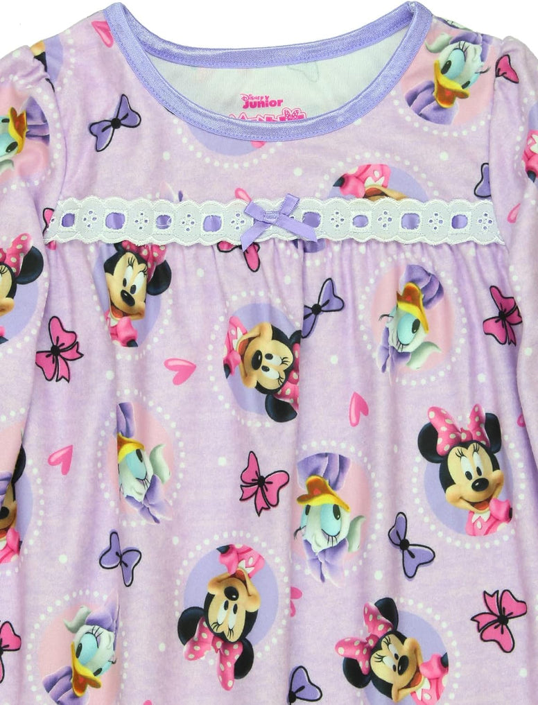 Disney Minnie Mouse Toddler Girls Granny Gown Nightgown