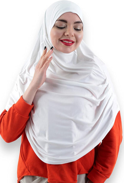 Avanos Easy Wear Soft Hijab for Women, Instant Hijab Long Scarf, Jersey Turbans Prayer Muslim Abayas Dress Clothes Jilbab