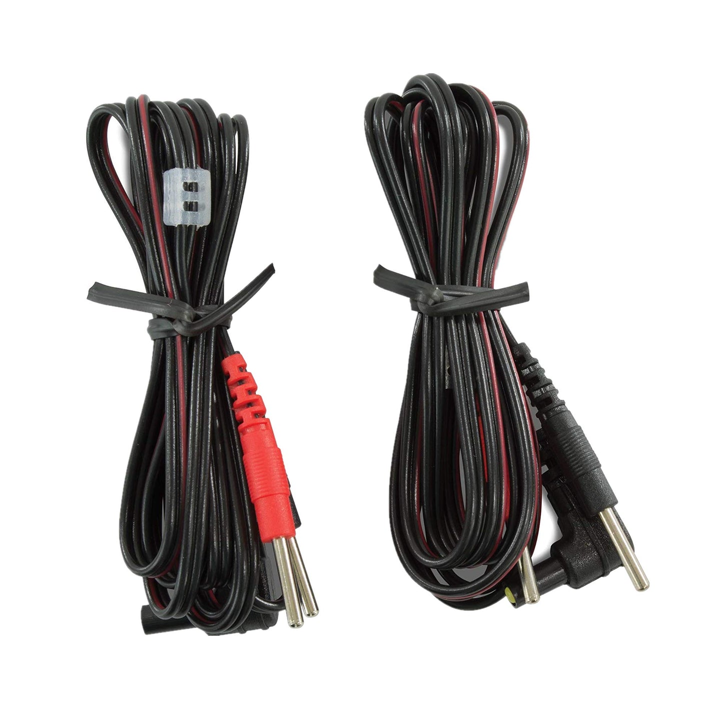 roovjoy Tens Unit Premium Lead Wires, 45", Black, 2/Pack, 5 Packs