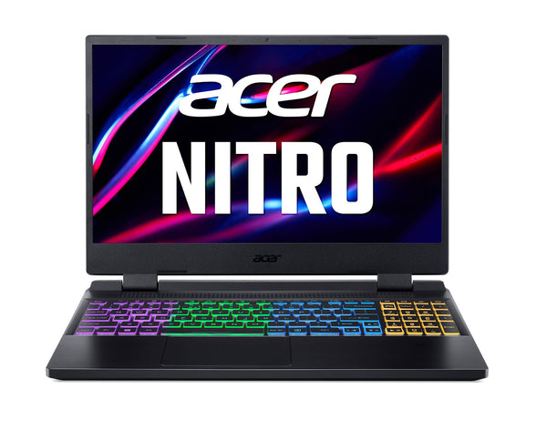 Acer Nitro 5 Gaming Laptop 12th Gen Intel Core i7-12650H 10 Cores Upto 4.70GHz/16GB DDR4 RAM/512GB SSD/6GB NVIDIA®GeForce®RTX 4050 Graphics/15.6" FHD IPS 144Hz/Win 11 Home/Killer WiFi-6/Obsidian Black