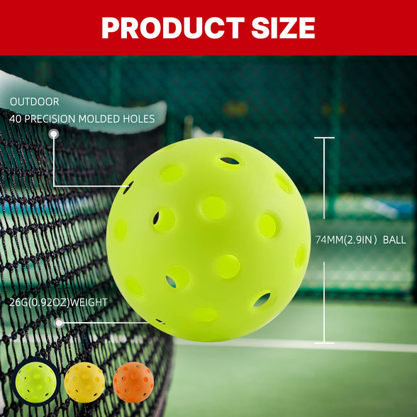 JIOBOLION Baseball Practice Balls, Limited Flight Hollow Plastic Practice Baseballs for Hitting (3 Pack) Plastic Baseball Balls for Indoor and Outdoor Use, Plastic Softballs for Pickleball…