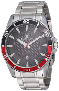 Daniel Klein Premium Alloy Case Stainless Steel Band Gents Wrist Watch - Dk.1.12462-2, silver