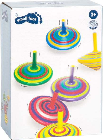 Spinning tops. Set of 6