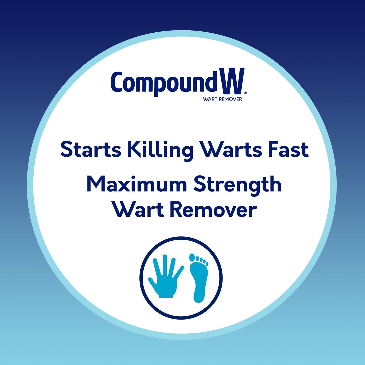 Med Tech Products Compound W Maximum Strength Wart Remover One Step Invisible Medicated Strips, 14 each (Pack of 1)