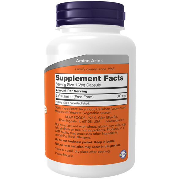 NOW Foods - L-Glutamine 500 Mg. 120 Capsules