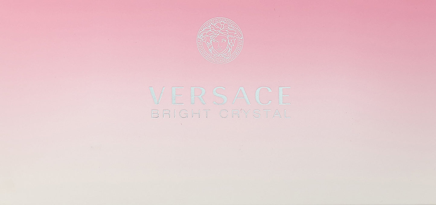 Versace Bright Crystal 3 Pieces Mini Set For Women - 1 EDT 5 ml +25 ml Shower Gel +25 ml Body Lotion