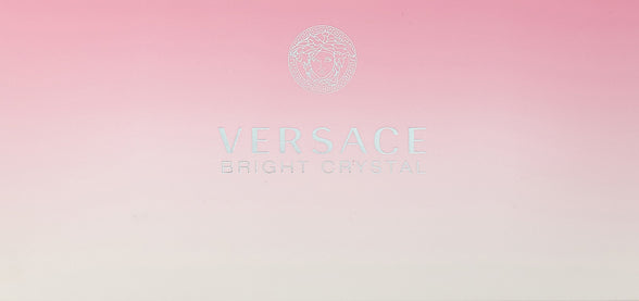 Versace Bright Crystal 3 Pieces Mini Set For Women - 1 EDT 5 ml +25 ml Shower Gel +25 ml Body Lotion