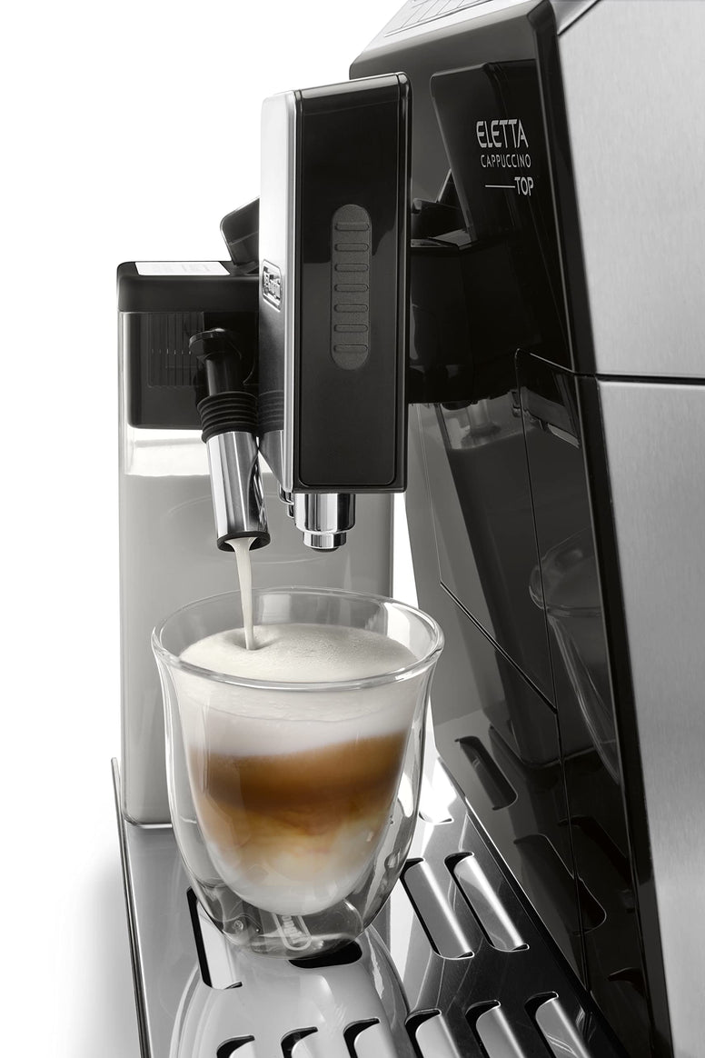 De'Longhi Eletta Fully Automatic Coffee Machine | With Milk Frother | 13 Adjustable Settings | Integrated Coffee Grinder | ECAM44.660.B (Black)