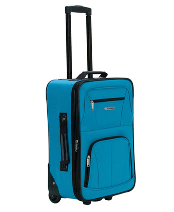 Rockland Fashion Softside Upright Luggage Set, Color, One Size, Fashion Softside Upright Luggage Set