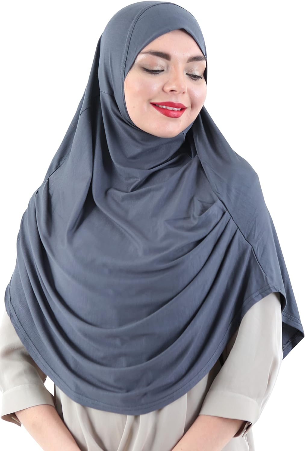 Avanos Easy Wear Soft Hijab for Women, Instant Hijab Long Scarf, Jersey Turbans Prayer Muslim Abayas Dress Clothes Jilbab