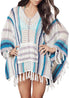 YouKD Women's Bohemian Tunic Tops Loungewear Dress Beach Cover Up Robes