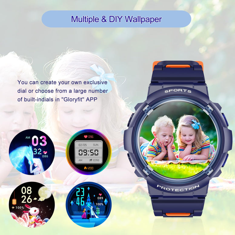 Fitness Tracker Watch for Kids, Blue