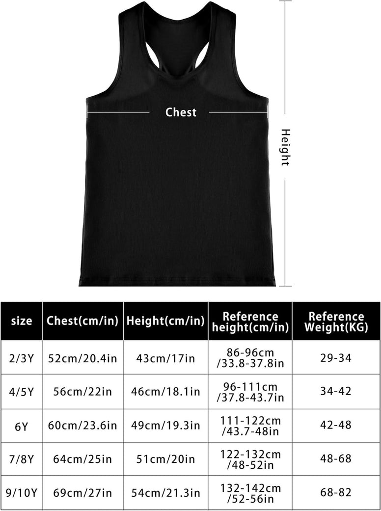 3 Pieces Girls Dance Tank Top Racerback Crop Tank Top Sleeveless Dance Top for Ballet Gymnastics Dancewear