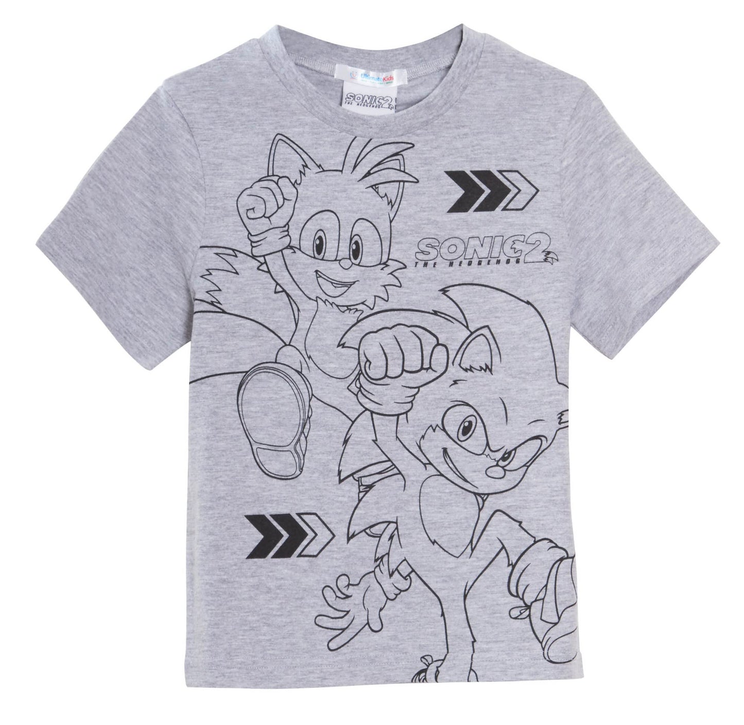 Sonic The Hedgehog Boys 3 Pack T-Shirts Kids Gamer Tops Short Sleeved Tees Multipack 7-8Y