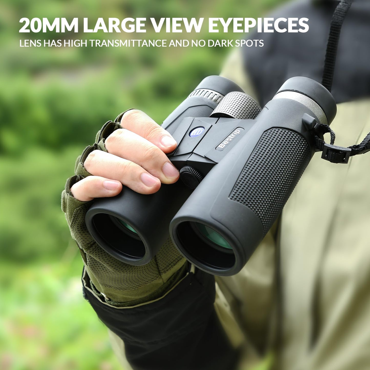 Bestrip 12x42 Binoculars for Adults with Tripod, Compact Waterproof Binoculars for Bird Watching Outdoors Hunting Gifts for Men