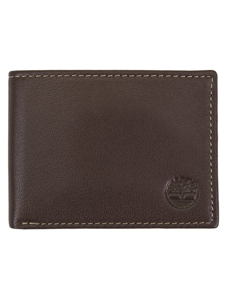 Timberland Men's Sportz Quad Leather Passcase Wallet, 3 H x 4 L Inches