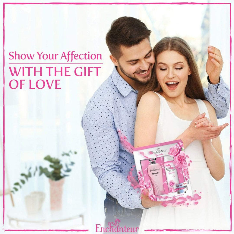 Enchanteur EDT & Perfumed Deodorant Giftpack- Romantic, Gift Of Love, 175 ml