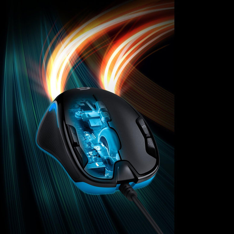 Logitech G300s mouse USB TypeA Optical 2500 DPI