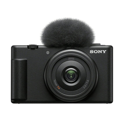 Sony ZV1F/B Vlog Camera for Content Creators and Vloggers Large 1 inch Sensor with Wide Angle 20mm Lens, Black