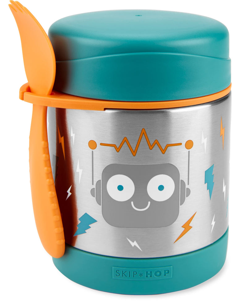 Skip Hop Insulated Baby Food Jar, Sparks, Robot (Discontinued by Manufacturer)