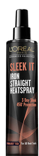 L'OrÃƒ©al Paris Advanced Hairstyle SLEEK IT Iron Straight Heatspray, 5.7 fl. oz.