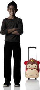 Skip Hop Zoo Little Kid Luggage, Monkey, 212303, Rolling Luggage